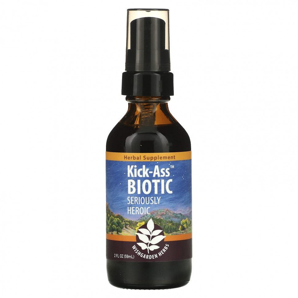   (Iherb) WishGarden Herbs, Kick-Ass Biotic, Seriously Heroic, 59  (2 . )    -     , -, 