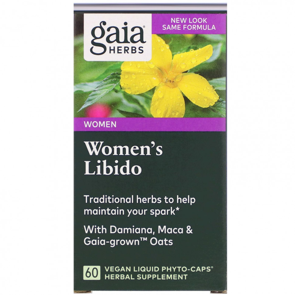 ���� ������ (Iherb) Gaia Herbs, Women's Libido, 60 ��������� ����-������ � ���������, ������ �� 4630 ���