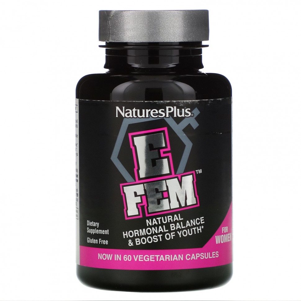 ���� ������ (Iherb) NaturesPlus, E Fem ��� ������, ������������ ������������ ������ � ��������� ���������, 60 �������������� ������, ������ �� 5570 ���