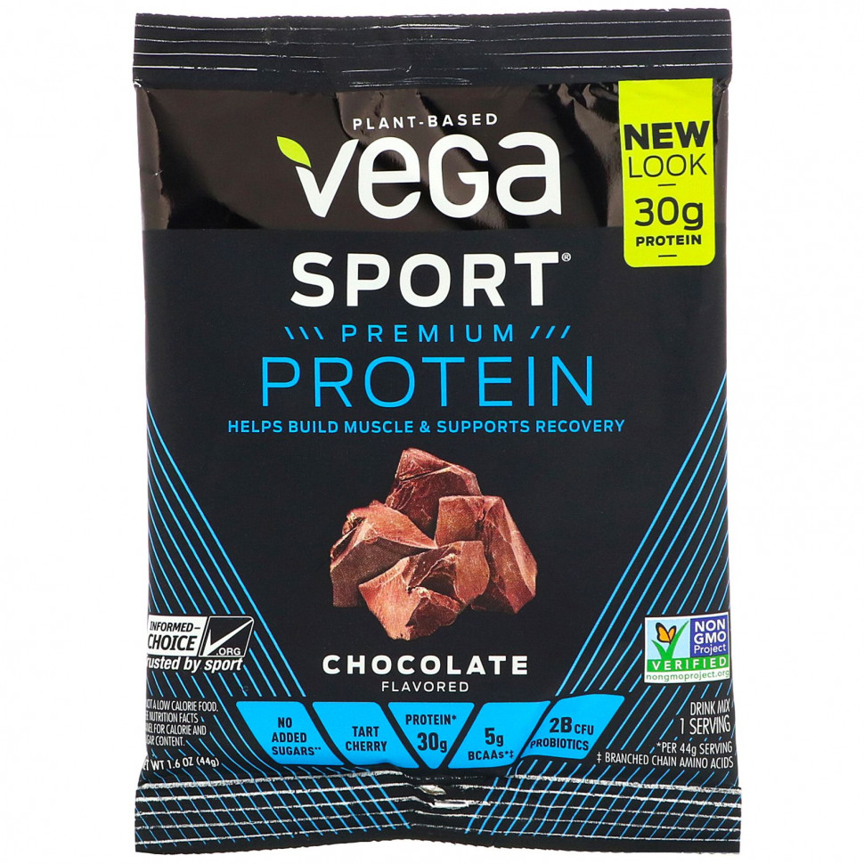 ���� ������ (Iherb) Vega, Sport Performance, ����������� �������, ���������� ����, 44 � (1,6 �����), ������ �� 760 ���