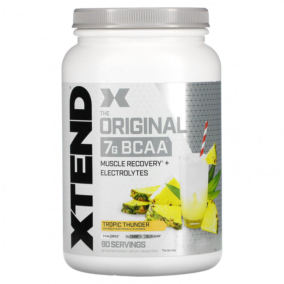 ���� ������ (Iherb) Xtend, The Original, 7 � ����������� � ������������� ����� (BCAA), �� ������ ����������� �������, 1,26 �� (2,78 �����), ������ �� 12040 ���