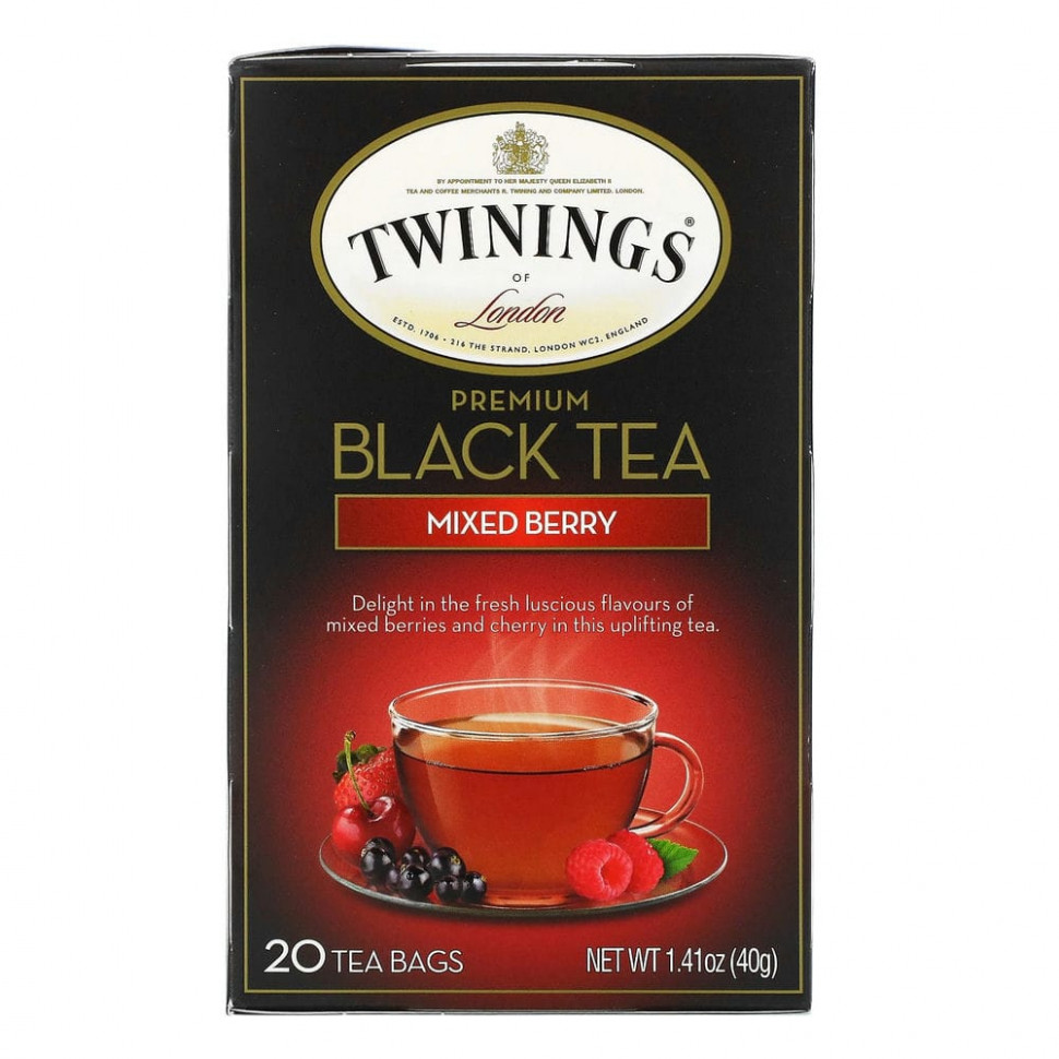 ���� ������ (Iherb) Twinings, ������ ��� ������������ ��������, ������� ����, 20 ������ ���������, 40 � (1,41 �����), ������ �� 1120 ���