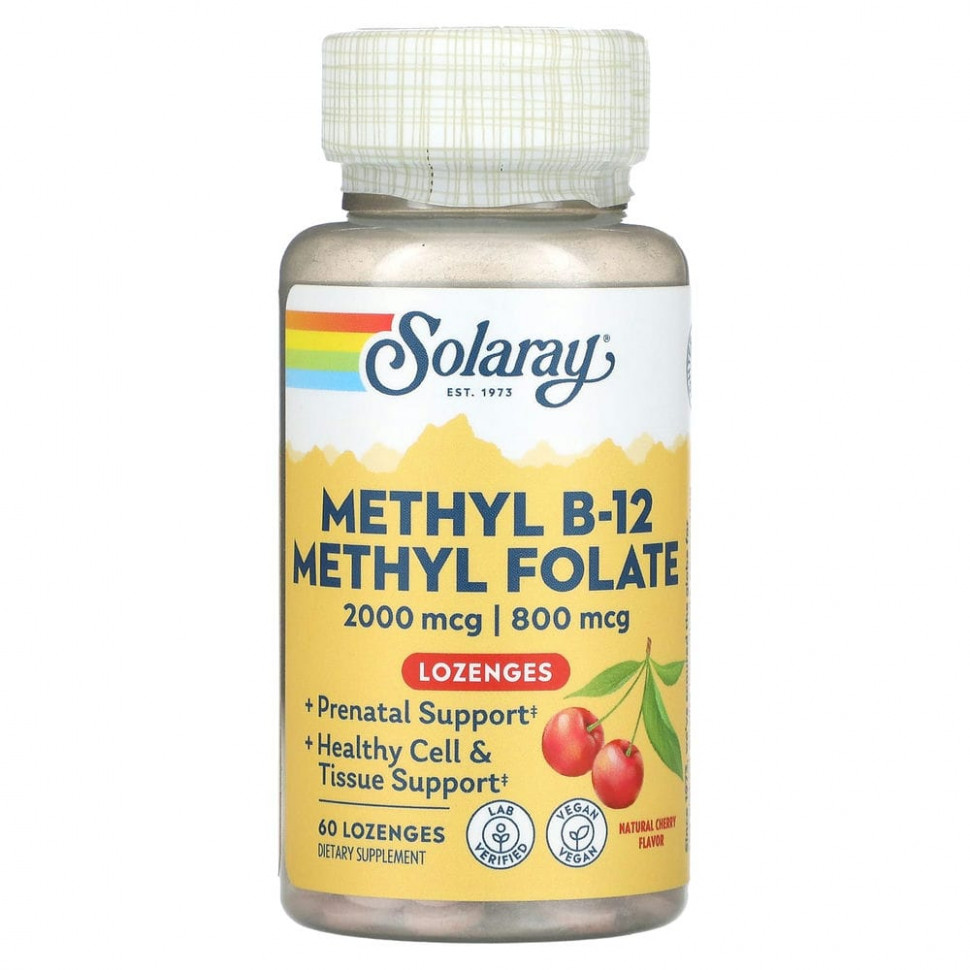   (Iherb) Solaray,   B-12 ,   , 60     -     , -, 