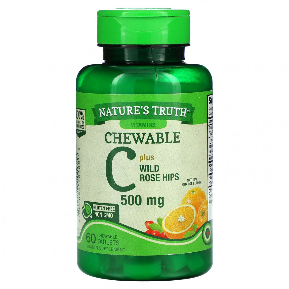   (Iherb) Nature's Truth,     C  ,  , 500 , 60      -     , -, 