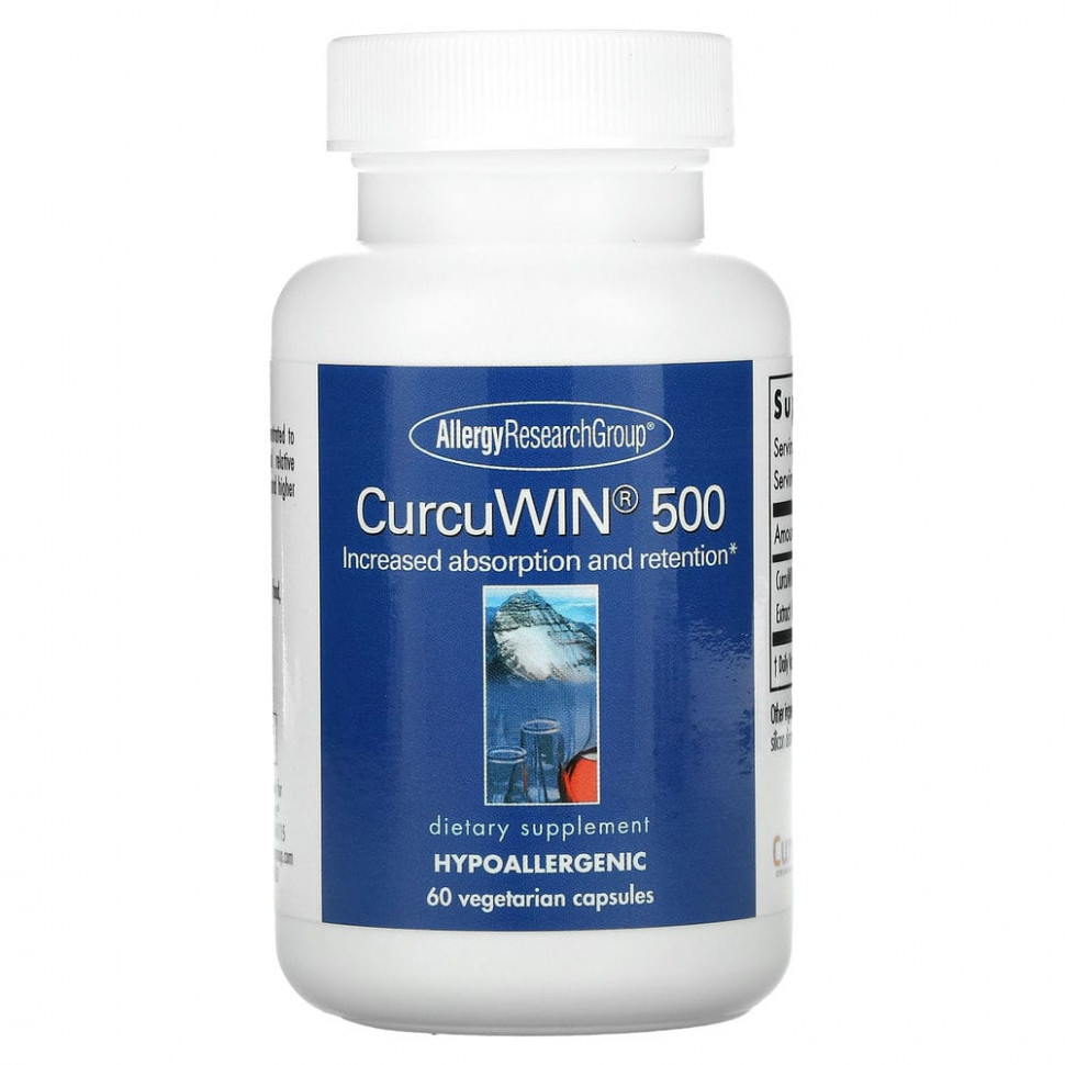   (Iherb) Allergy Research Group, CurcuWin 500, 60      -     , -, 