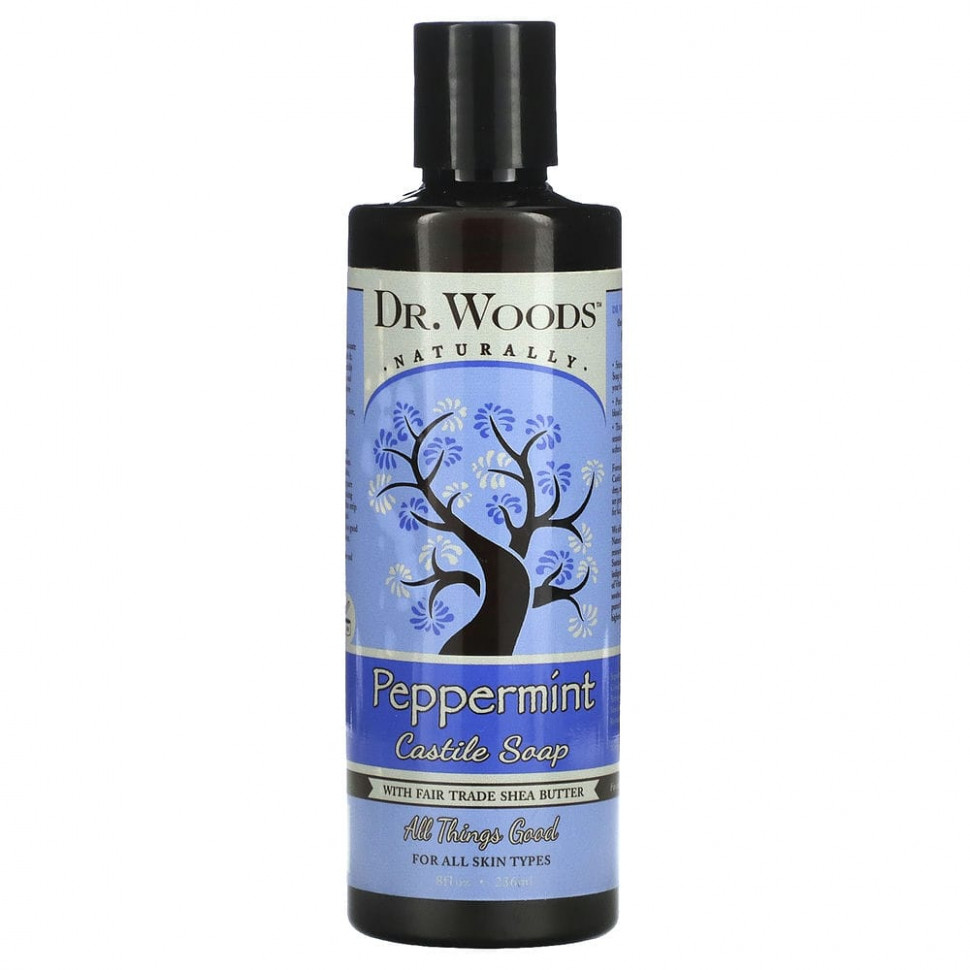 ���� ������ (Iherb) Dr. Woods, ������ ����������� ���� � ������ ��, ������������� � ����������� ��������� ������������ ��������, 8 ������ ����� (236 ��), ������ �� 1090 ���