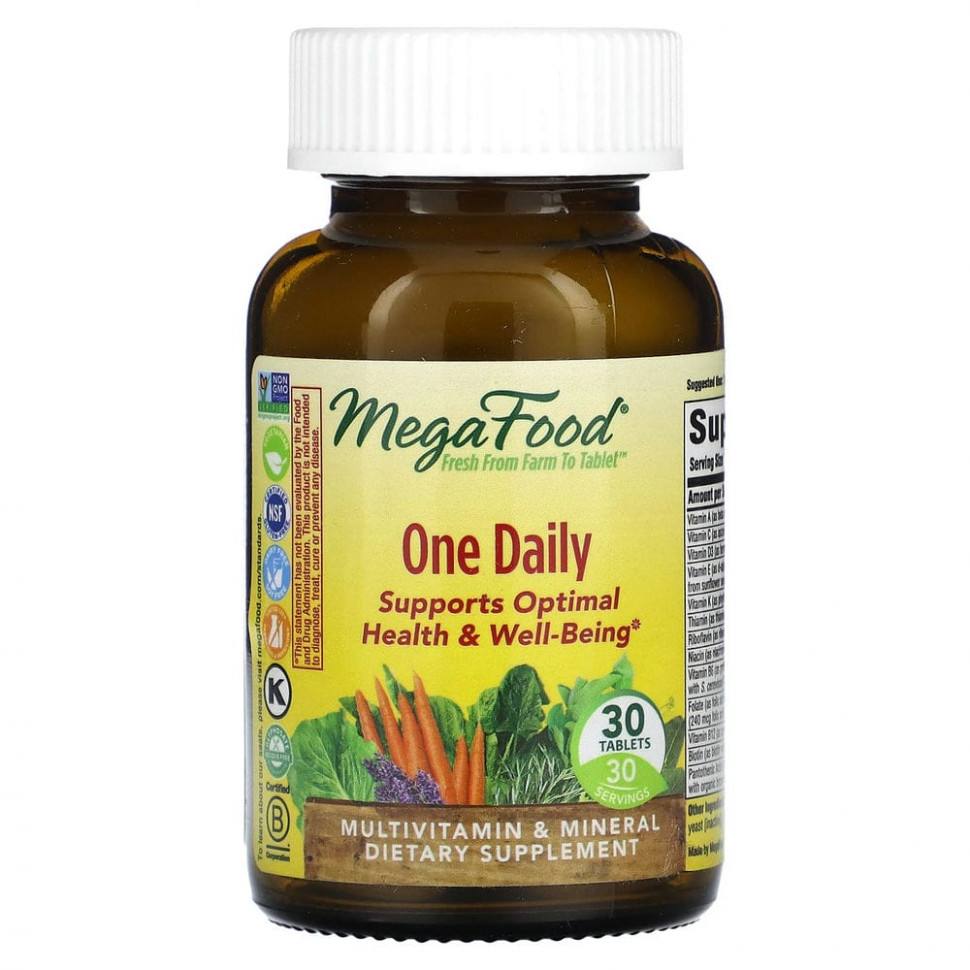   (Iherb) MegaFood, One Daily,       , 30     -     , -, 