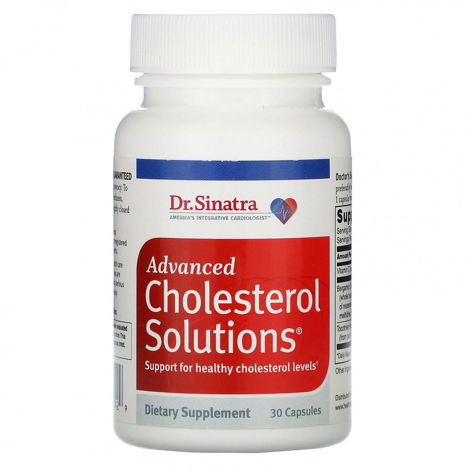   (Iherb) Dr. Sinatra, Advanced Cholesterol Solutions, 30     -     , -, 