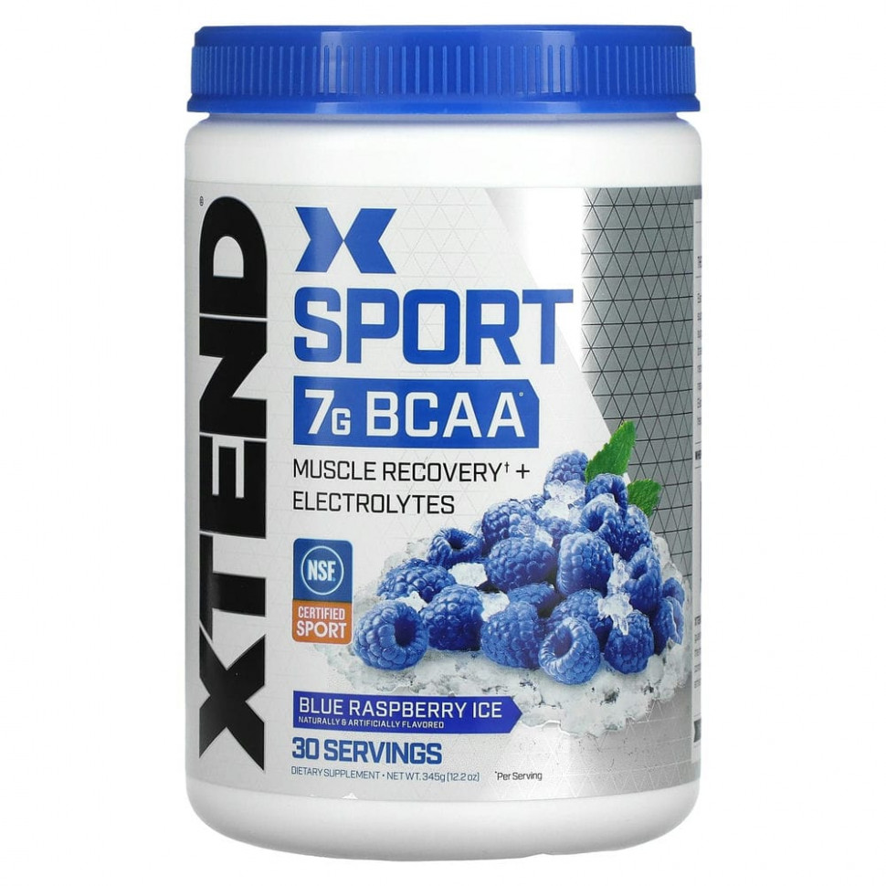 ���� ������ (Iherb) Xtend, Sport, 7 � ����������� � ������������� ����� (BCAA), �� ������ ������� ������, 345 � (12,2 �����), ������ �� 4860 ���