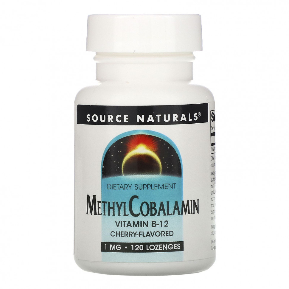 ���� ������ (Iherb) Source Naturals, ������� B12 � ���� ���������������, �� ������ �����, 1 ��, 120 ��������, ������ �� 2880 ���