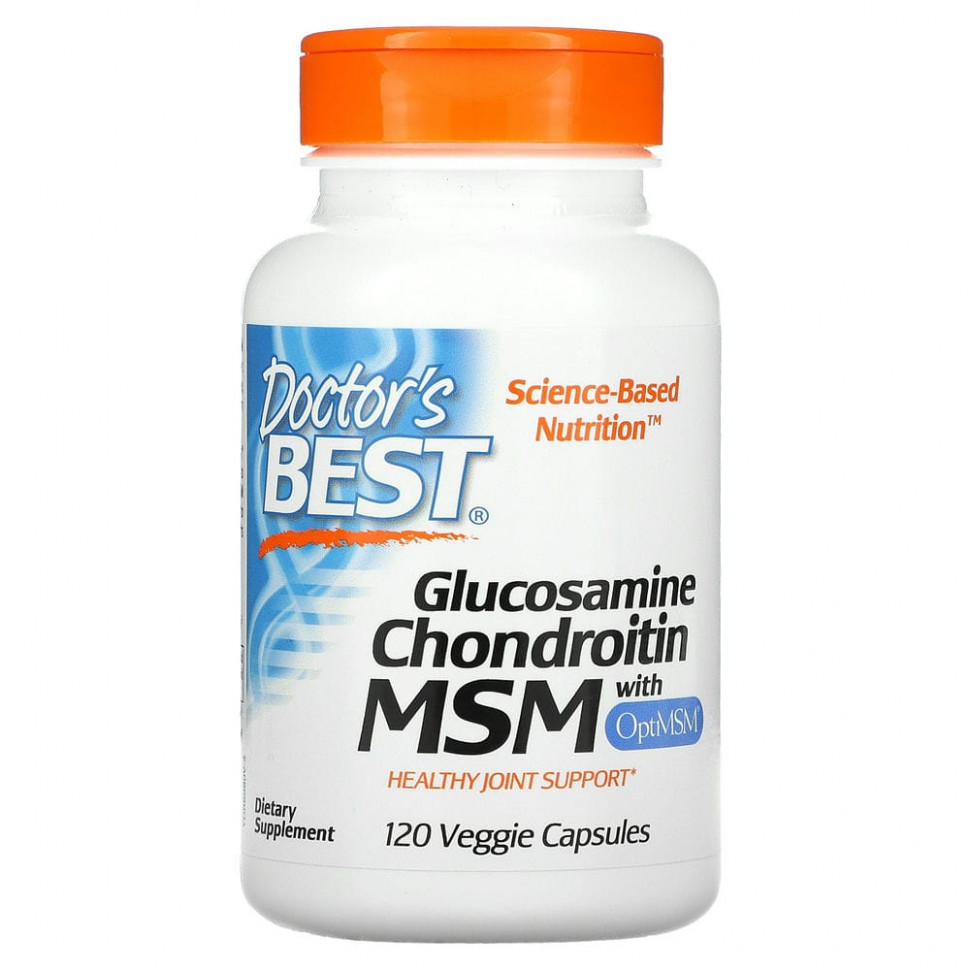 ���� ������ (Iherb) Doctor's Best, ����������, ���������� � ��� � OptiMSM, 120 �������������� ������, ������ �� 3950 ���