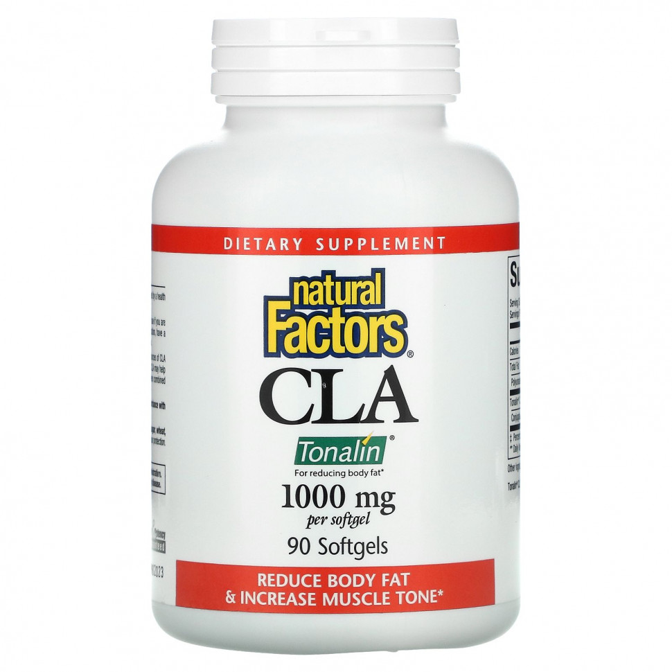   (Iherb) Natural Factors, CLA Tonalin, 1000 , 90      -     , -, 