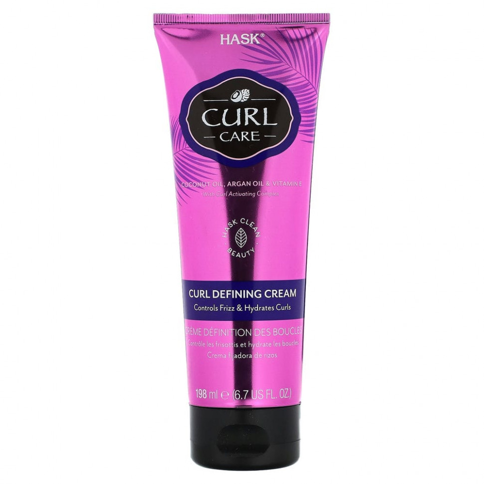   (Iherb) Hask Beauty, Curl Care,    , 198  (6,7 . )    -     , -, 