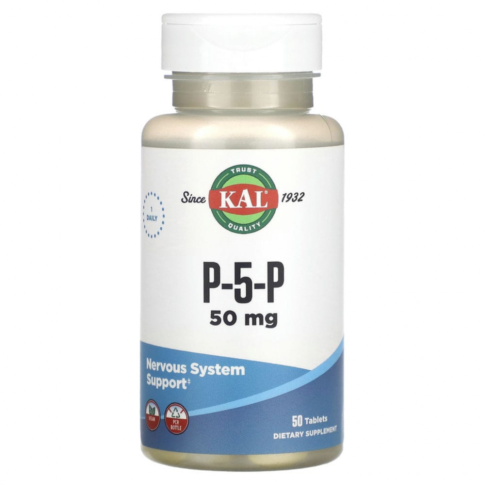 ���� ������ (Iherb) KAL, P-5-P, 50 ��, 50 ��������, ������ �� 1570 ���