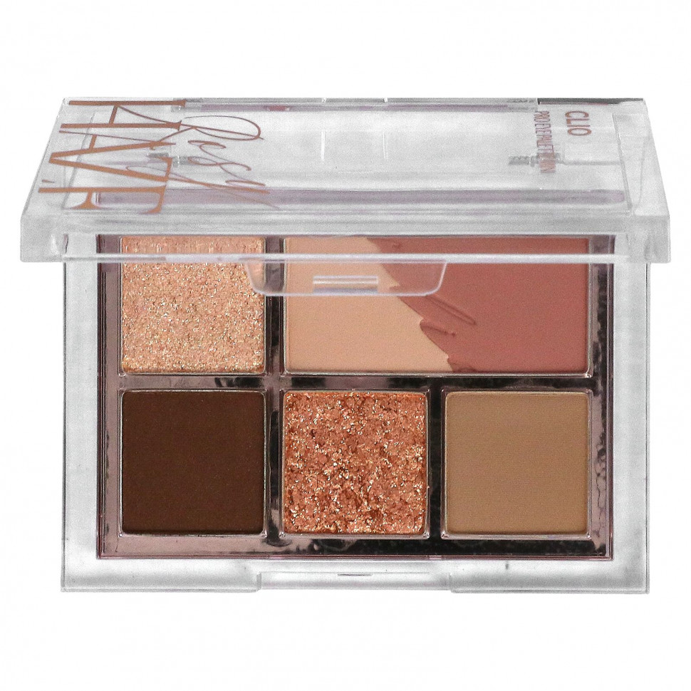 ���� ������ (Iherb) Clio, Pro Eye Palette Mini, 02 Rosy Haze, 1 ����-�������, ������ �� 3810 ���