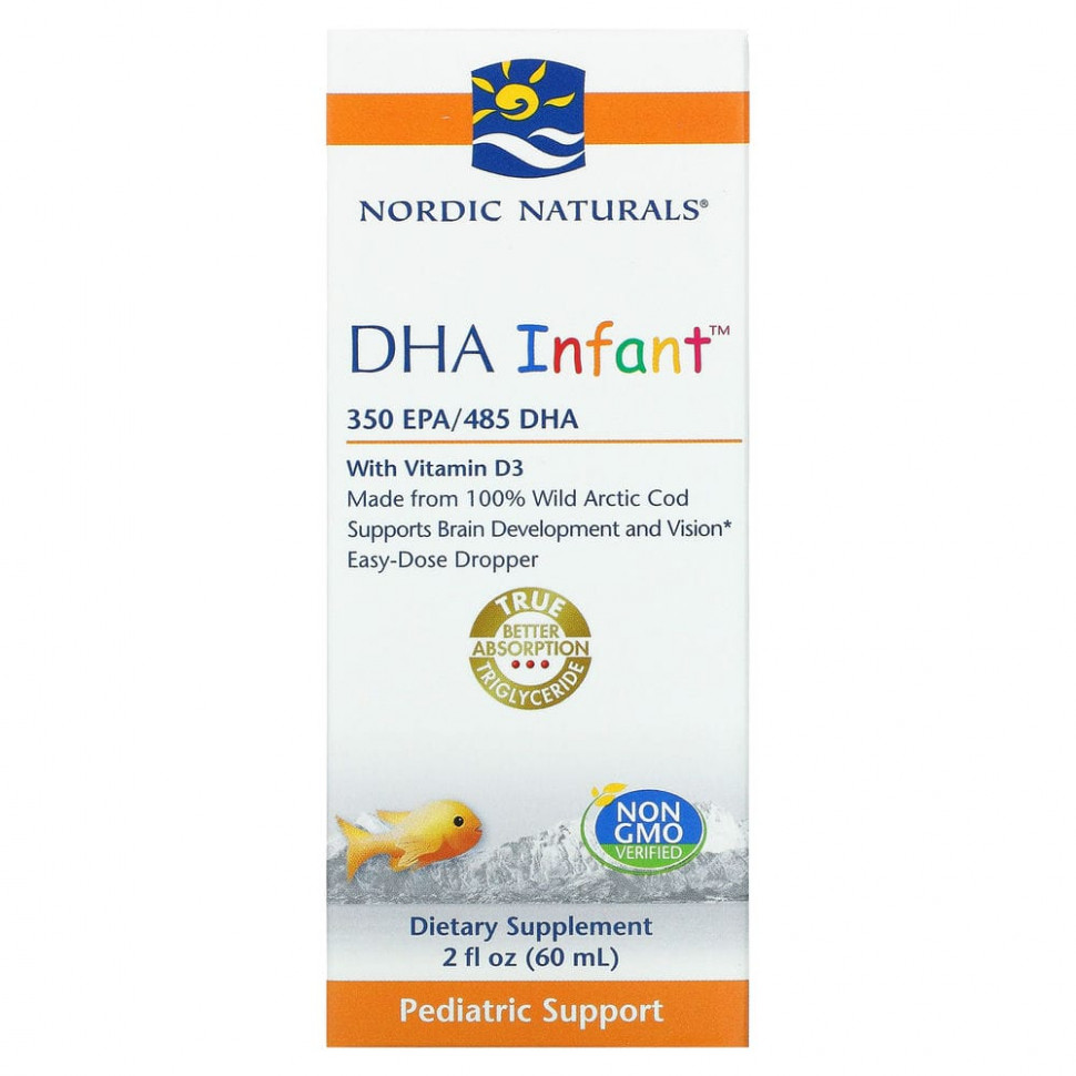 ���� ������ (Iherb) Nordic Naturals, ����������������� ������� (���) � ��������� D3 ��� ���������, 60 �� (2 ������ �����), ������ �� 3110 ���