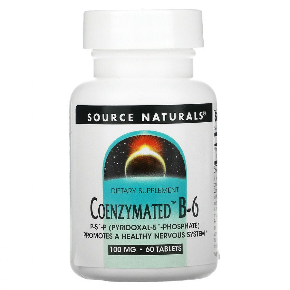   (Iherb) Source Naturals,   B6, 100 , 60     -     , -, 