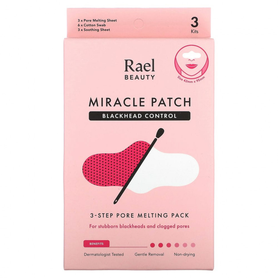   (Iherb) Rael, Inc., Beauty, Miracle Patch,   , 3-    , 1 ,   1740 