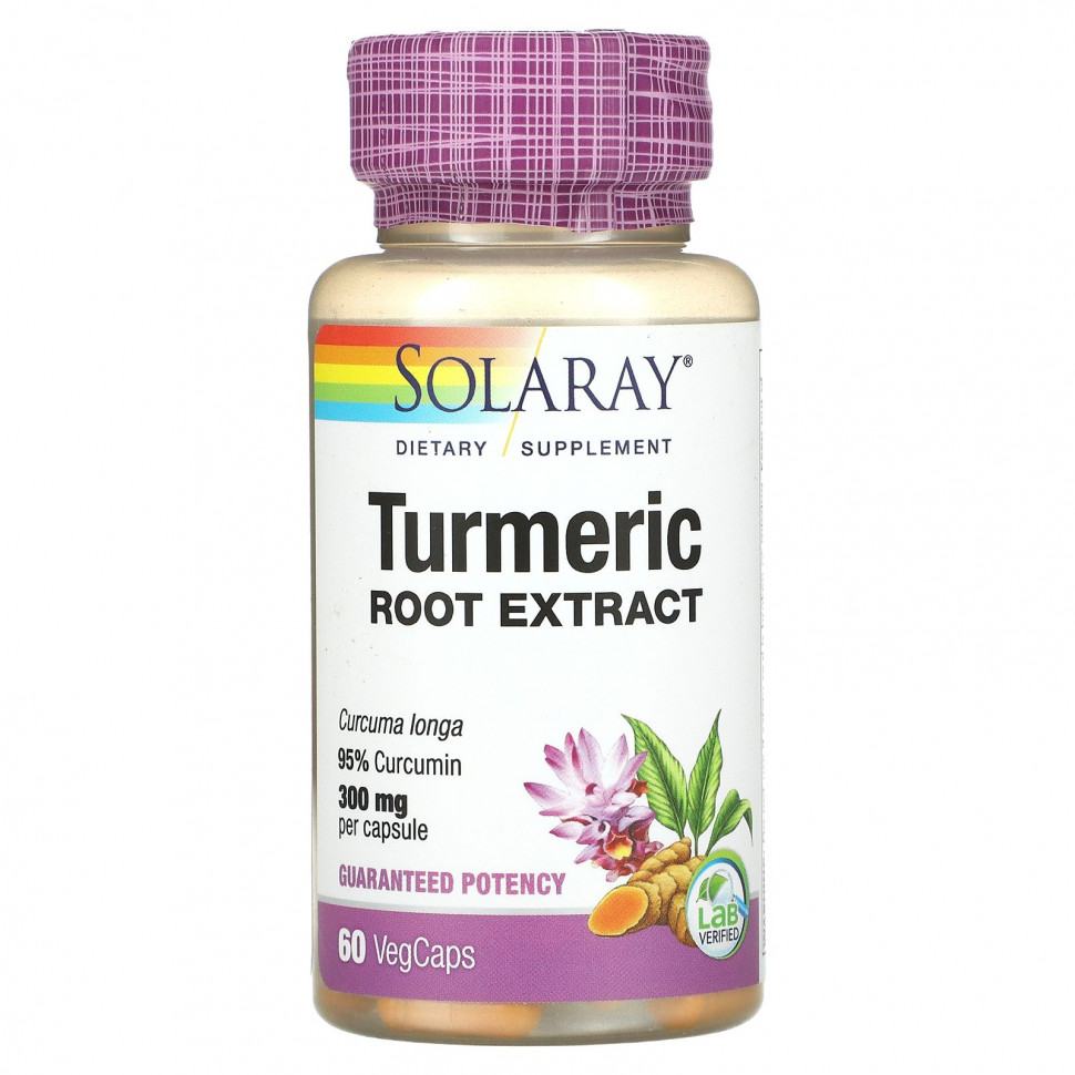 ���� ������ (Iherb) Solaray, �������� ����� �������, 300 ��, 60 ������������ ������, ������ �� 2120 ���