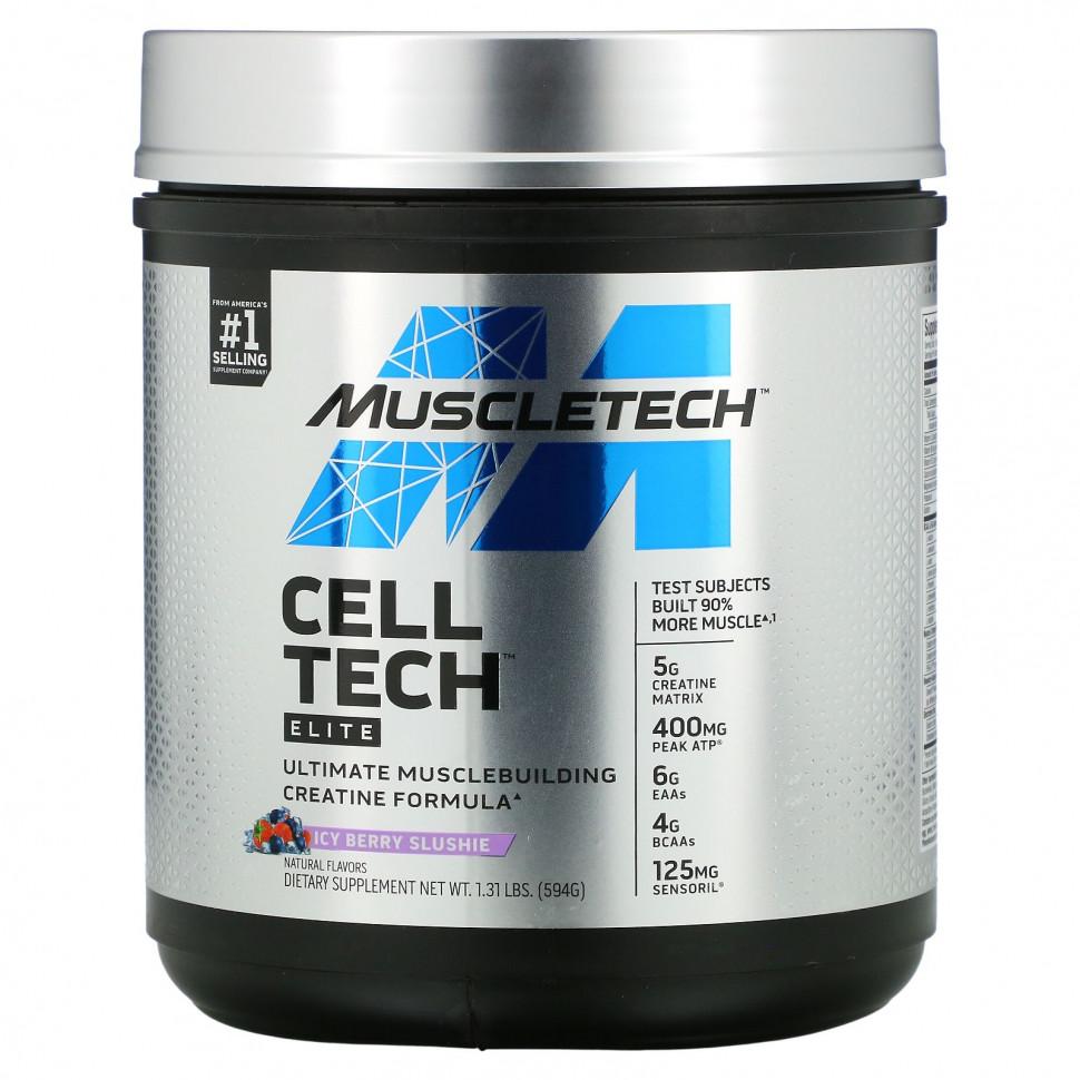 ���� ������ (Iherb) Muscletech, Cell Tech, Elite, ������� �����, 594 � (1,31 �����), ������ �� 7750 ���