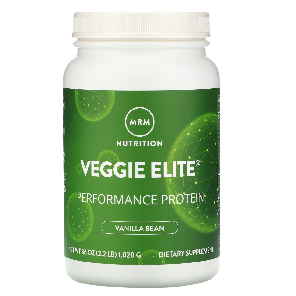 ���� ������ (Iherb) MRM, Veggie Elite, Performance Protein, �������������� ������� ��� ��������� ��������������, ������� ������, 1020 � (2,2 �����), ������ �� 7710 ���