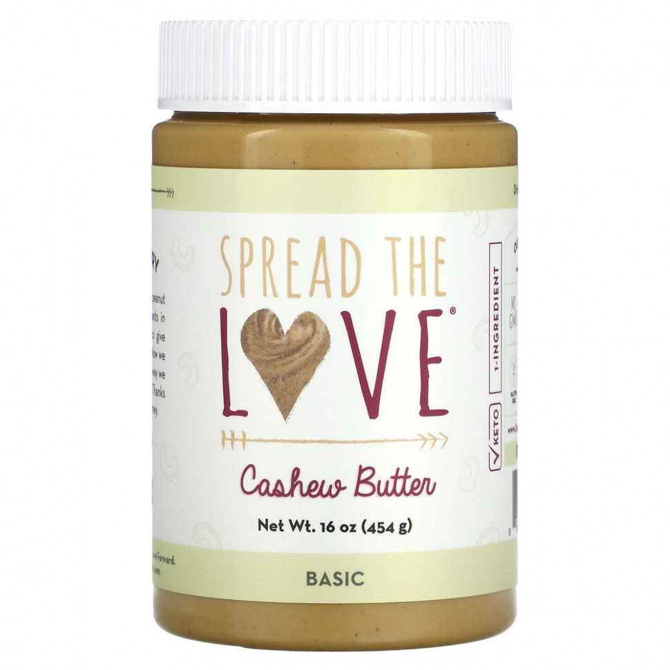 ���� ������ (Iherb) Spread The Love, ����� �����, ��������, 454 � (16 �����), ������ �� 3800 ���