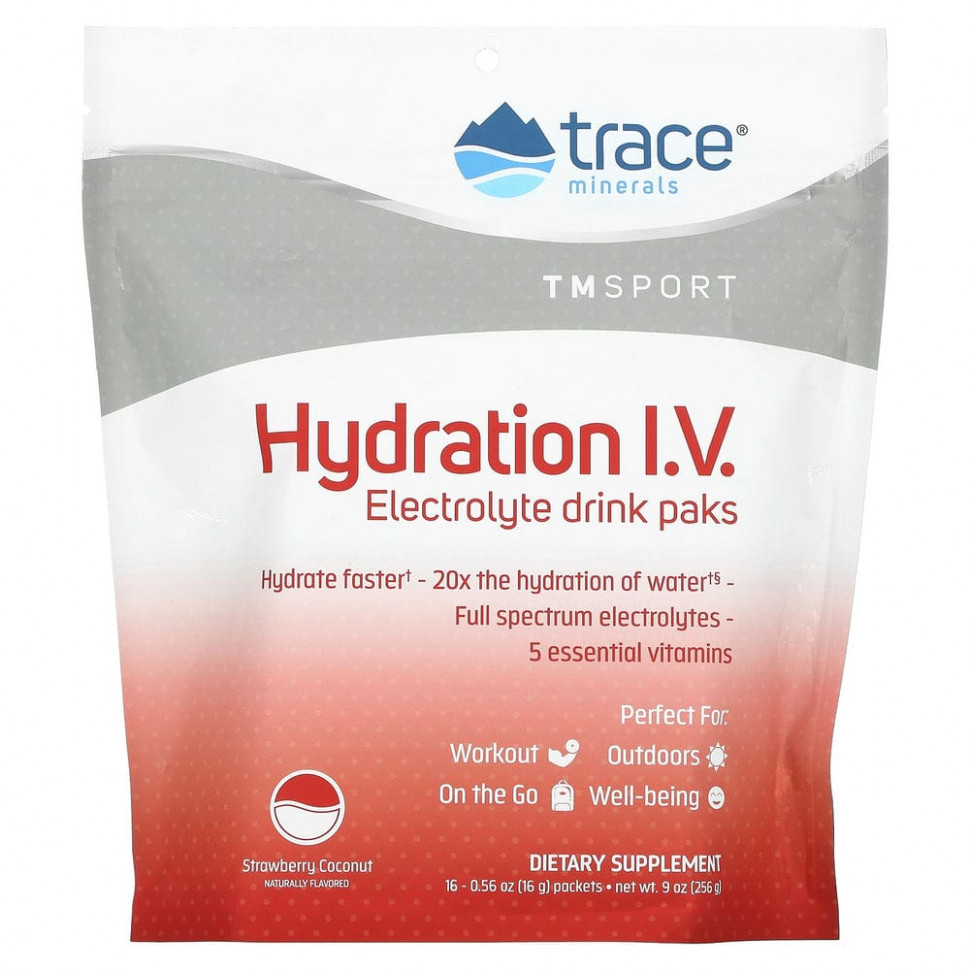   (Iherb) Trace Minerals , TM Sport, Hydration IV,    ,   , 16   16  (0,56 )    -     , -, 