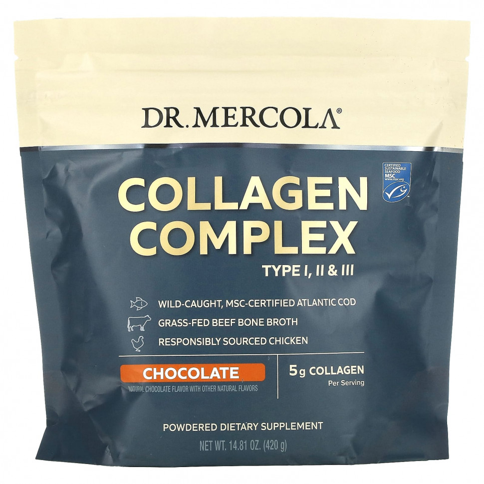   (Iherb) Dr. Mercola, Collagen Complex Type l, ll & lll, , 5 , 420  (14,81 )    -     , -, 