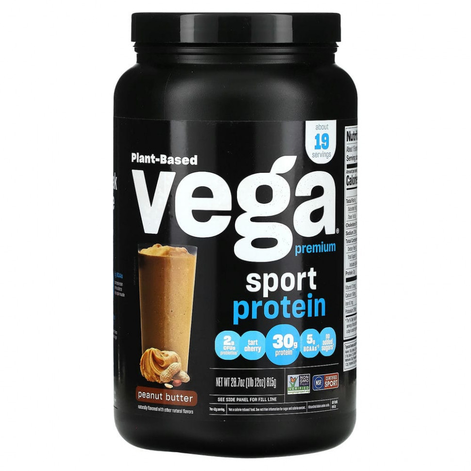 ���� ������ (Iherb) Vega, Sport, ������� ������������ �������� �� ������������ ������, ���������� �����, 815 � (1 ���� 12 �����), ������ �� 10160 ���