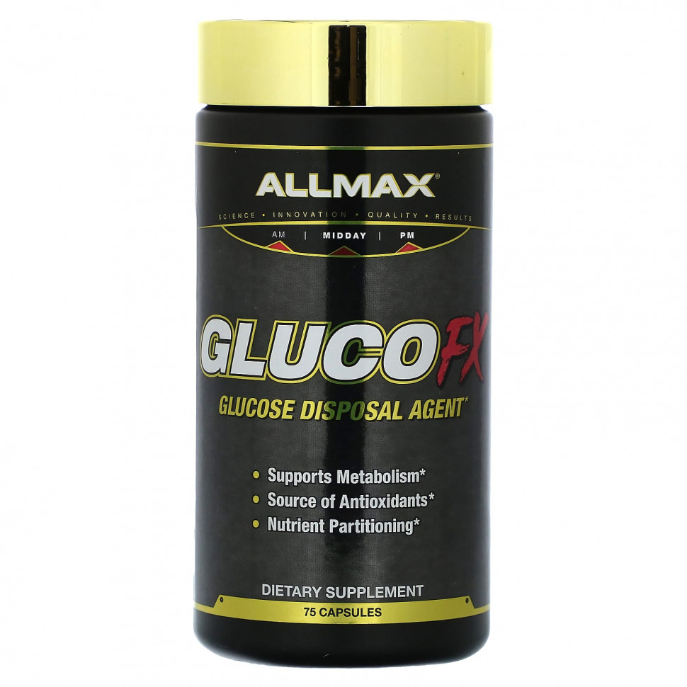   (Iherb) ALLMAX, Gluco FX`` 75     -     , -, 