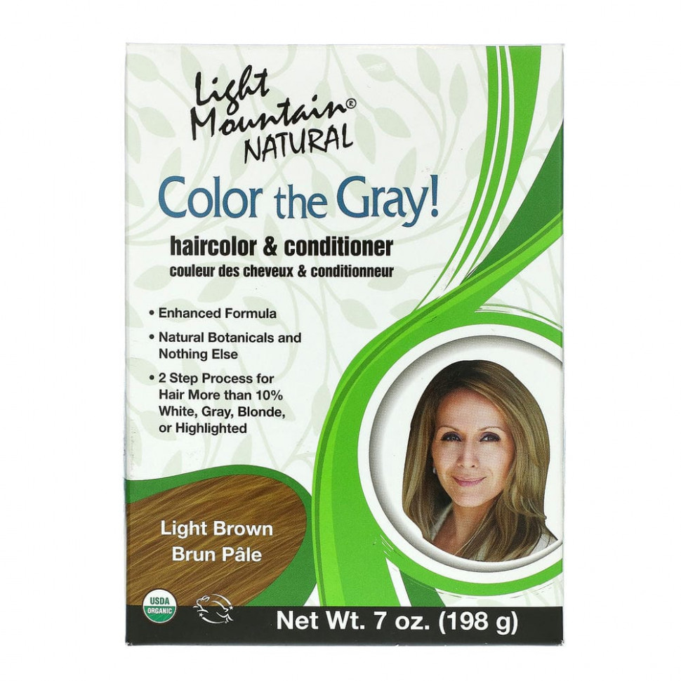   (Iherb) Light Mountain, Color the Gray!    ,   7  (198 )    -     , -, 