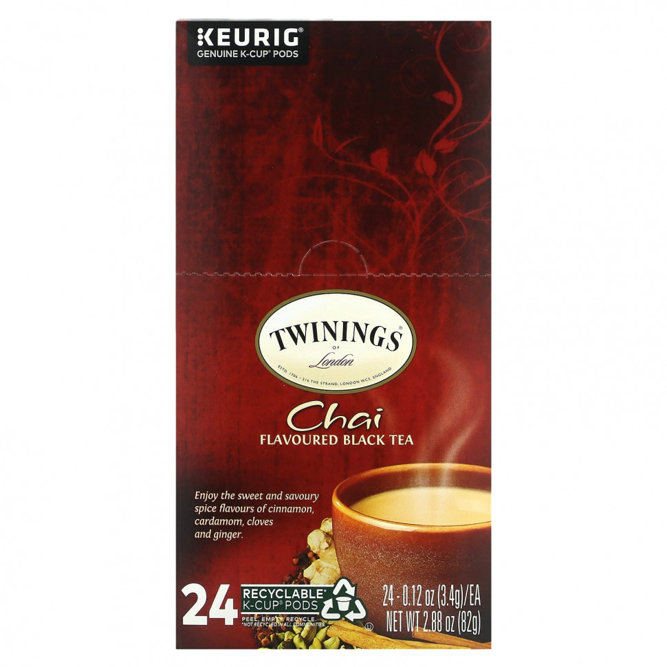 ���� ������ (Iherb) Twinings, ����������������� ������ ���, ���, 24 �����, �� 3,4 � (0,12 �����), ������ �� 4230 ���