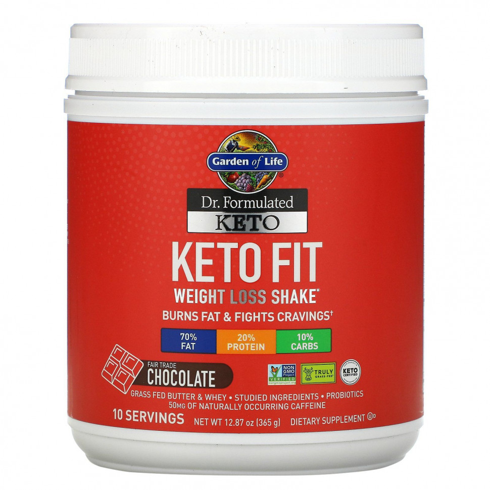   (Iherb) Garden of Life, Dr. Formulated, Keto Fit,   , , 365  (12,87 )    -     , -, 