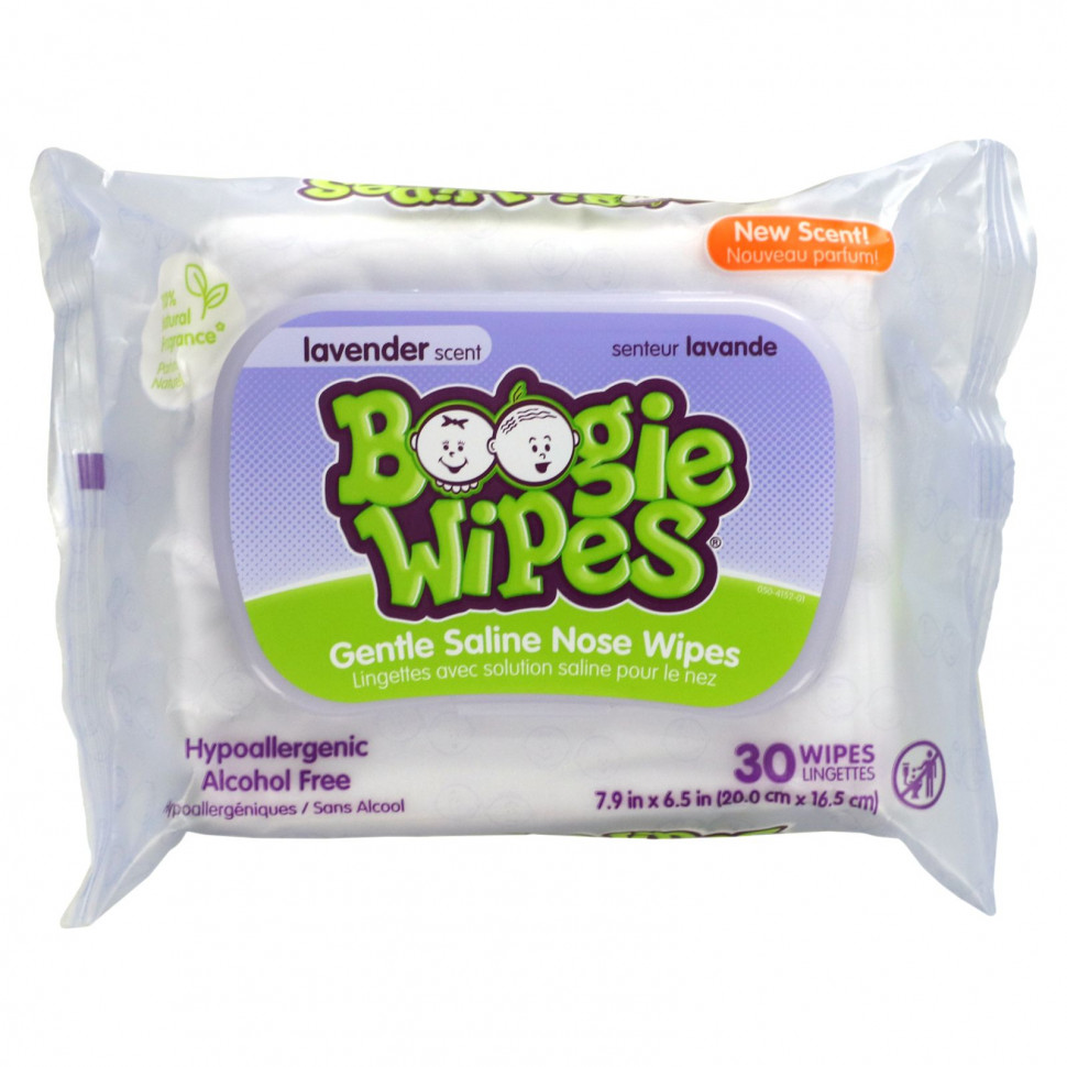 ���� ������ (Iherb) Boogie Wipes, ������ ������� �������� ��� ����, ������ �������, 30 ��������, ������ �� 1070 ���