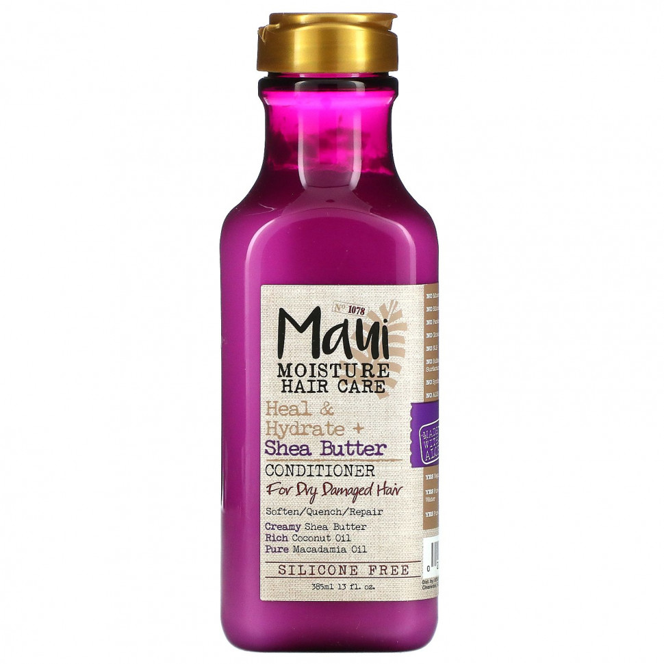   (Iherb) Maui Moisture, Heal & Hydrate + Shea Butter, ,  ,  , 385  (13 . )    -     , -, 