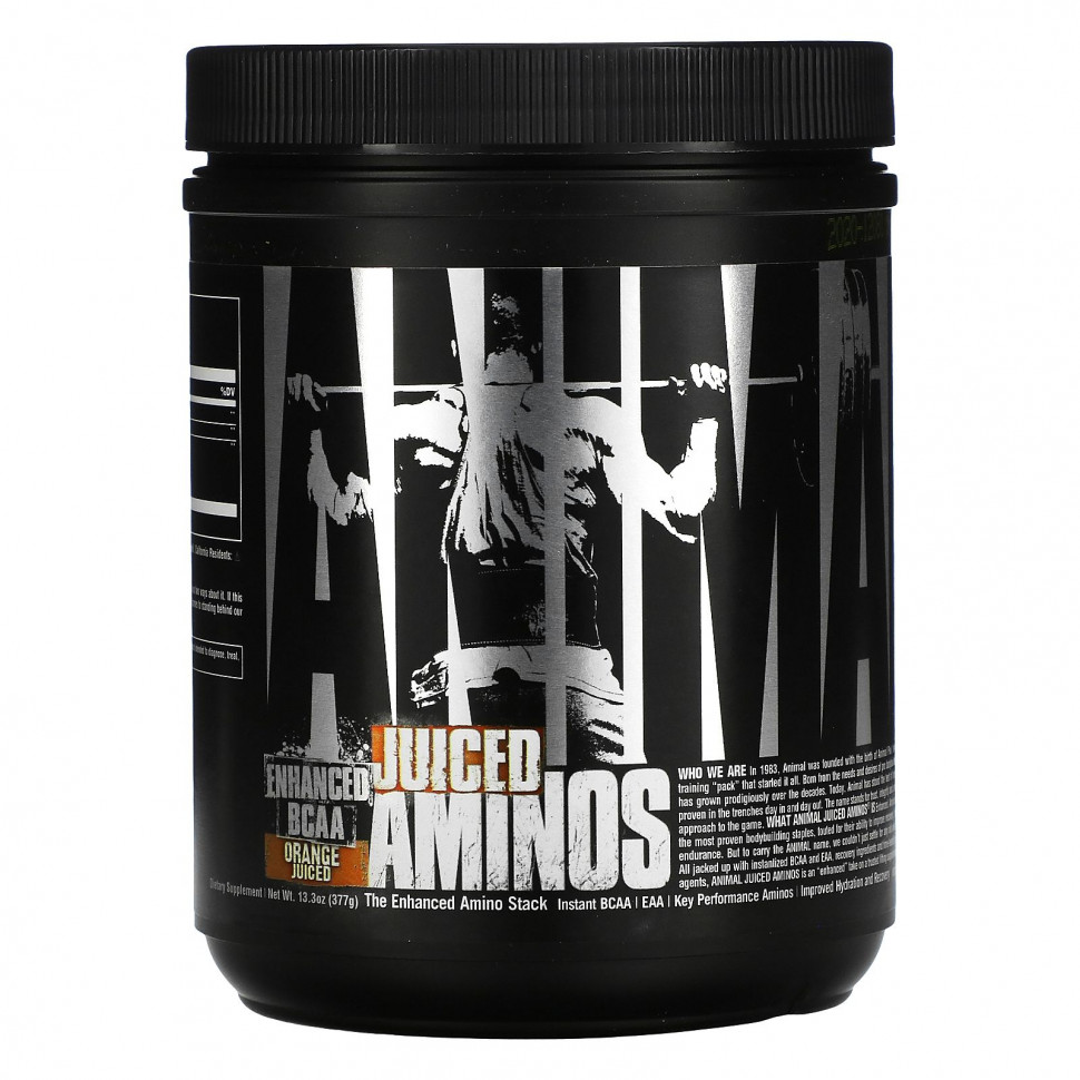 ���� ������ (Iherb) Universal Nutrition, Animal Juiced Aminos, ������������ � ������������� ����� � ������������� �����, � ������������ �����, 377 � (13,3 �����), ������ �� 6950 ���
