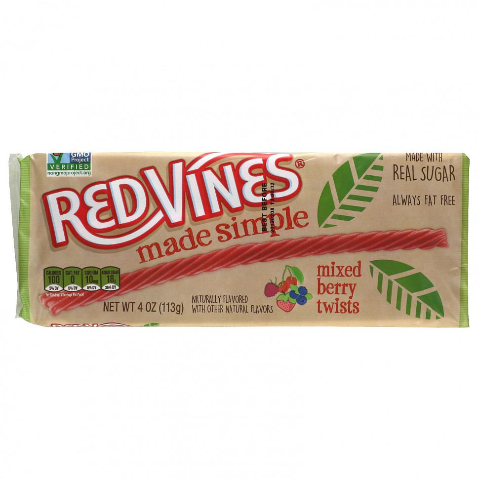   (Iherb) Red Vines, ,  , 113  (4 )    -     , -, 