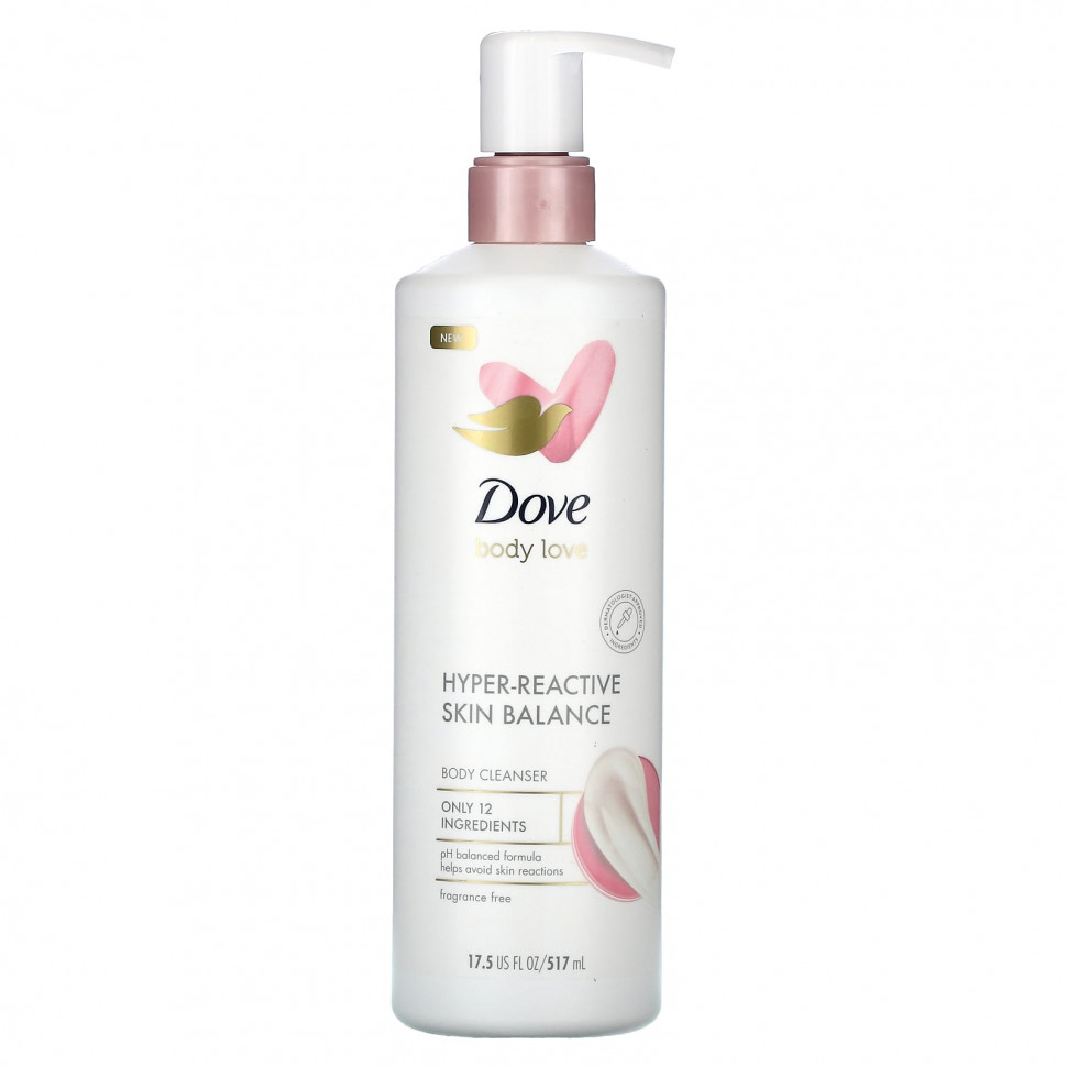 ���� ������ (Iherb) Dove, Body Love, ��������������� ��������� �������� ��� ����������� ������� ����, ��� �������, 517 �� (17,5 ����. �����), ������ �� 3200 ���