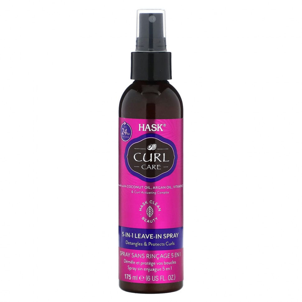   (Iherb) Hask Beauty, Curl Care,   5  1, 175  (6 . )    -     , -, 