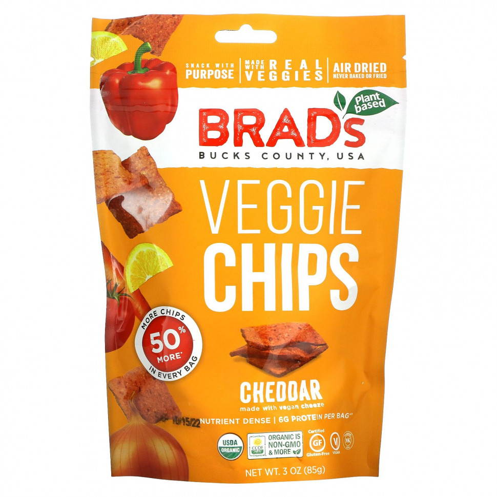���� ������ (Iherb) Brad's Plant Based, �������������� �����, ������, 85 � (3 �����), ������ �� 1340 ���