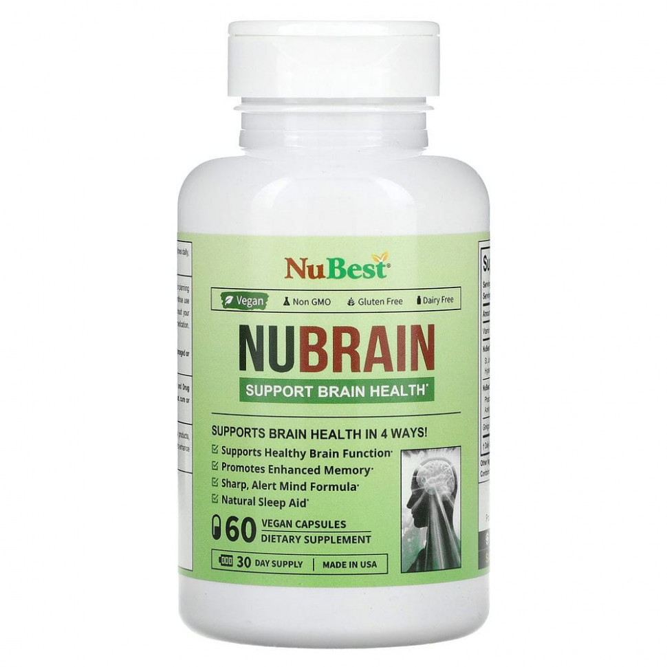   (Iherb) NuBest, Nubrain`` 60      -     , -, 