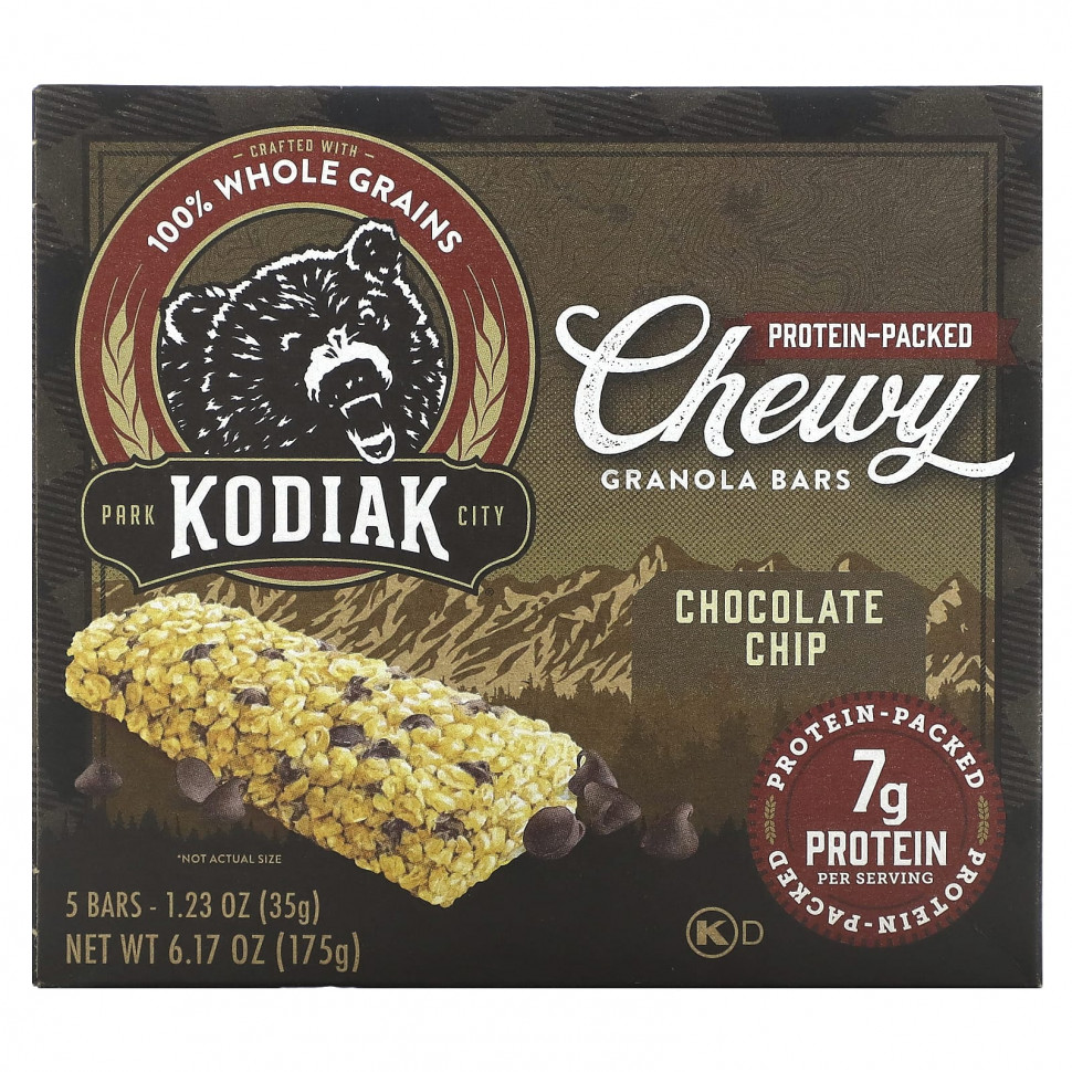 ���� ������ (Iherb) Kodiak Cakes, ����������� ��������� �� �������, ���������� ������, 5 ����������, 35 � (1,23 �����), ������ �� 1710 ���