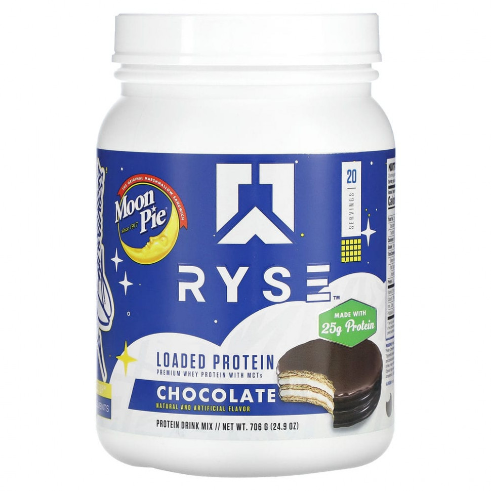 ���� ������ (Iherb) Ryse Supps, Loaded Protein, ������ �����, �������, 706 � (24,9 �����), ������ �� 8100 ���