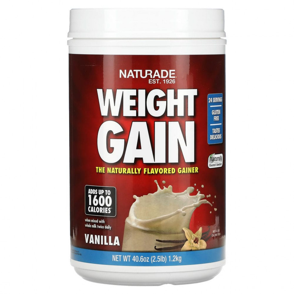 ���� ������ (Iherb) Naturade, Weight Gain, ������� ��� ������ ����, ������, 1,1 �� (2,5 �����, 40,6 �����), ������ �� 7490 ���