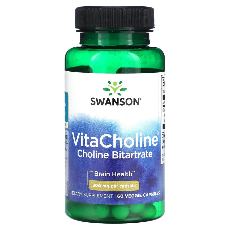   (Iherb) Swanson, VitaCholine  , 300 , 60      -     , -, 