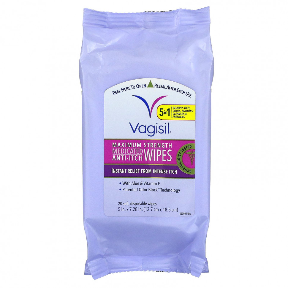   (Iherb) Vagisil,     ,  , 20   , 5  x 7,28 ,   2080 