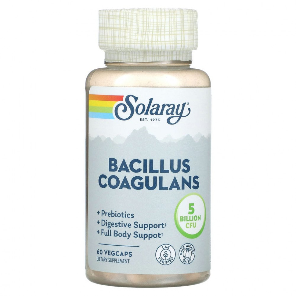   (Iherb) Solaray,    (B. coagulans), 2,5   , 60      -     , -, 