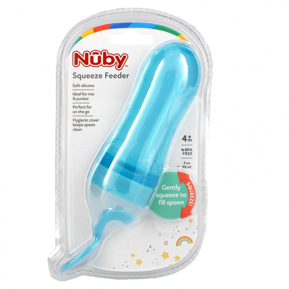   (Iherb) Nuby, Squeeze Feeder,    4 , , 90  (3 )    -     , -, 