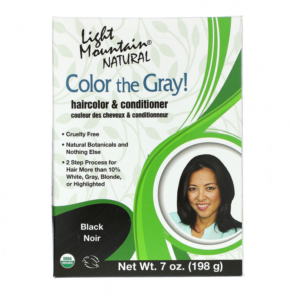   (Iherb) Light Mountain, Color the Gray!      , , 7  (198 )    -     , -, 