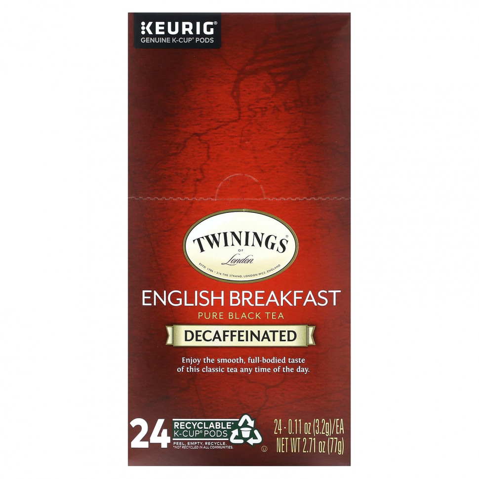 ���� ������ (Iherb) Twinings, ������ ������ ���, ���������� �������, ��� �������, 24 �������, �� 3,2 � (0,11 �����), ������ �� 4210 ���